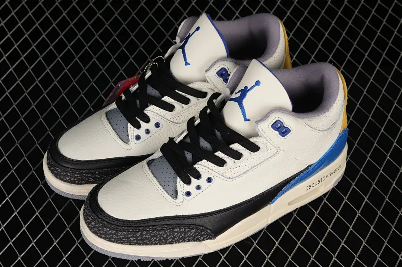 All categories Air Jordan Jordan series basketball shoes Air Jordan 3 Air Jordan 3 Retro UNC AJ3 Joe 3 burst racing blue 398614-145